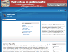Tablet Screenshot of filmy-dvd.cz